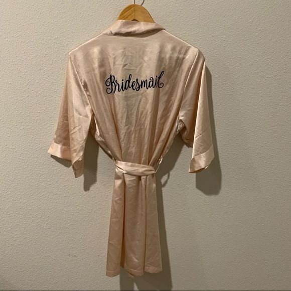 Bridesmaid Robe Rose Pink - Picture 5 of 6